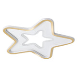 Modern Star Shaped LED Flush Mount Ceiling Light for Kids Bedroom and Nursery