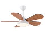 Modern Nordic Reversible Kids Ceiling Fan with LED Light and Remote Control for Bedroom