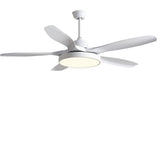 Modern 60 Inch Nordic Ceiling Fan with Dimmable LED Light and Silent Remote Control