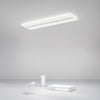 Modern Dimmable LED Strip Ceiling Light Flush Mount Industrial Fixture for Kitchen and Dining Room