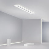 Modern Dimmable LED Strip Ceiling Light Flush Mount Industrial Fixture for Kitchen and Dining Room