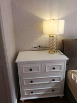 Modern Openwork Gold Metal Table Lamp with Satin Shade for Living Room and Bedroom