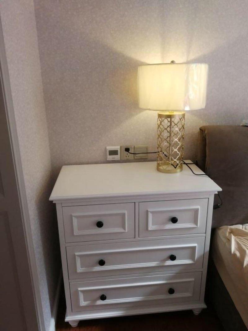 Modern Openwork Gold Metal Table Lamp with Satin Shade for Living Room and Bedroom