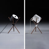 Modern Shift Solid Wood Table Lamp Minimalist Accent Lighting for Bedroom and Office