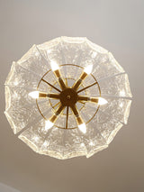 modern-french-style-garlic-glass-pendant-light-with-gold-metal-base-for-dining-rooms