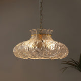 modern-french-style-garlic-glass-pendant-light-with-gold-metal-base-for-dining-rooms