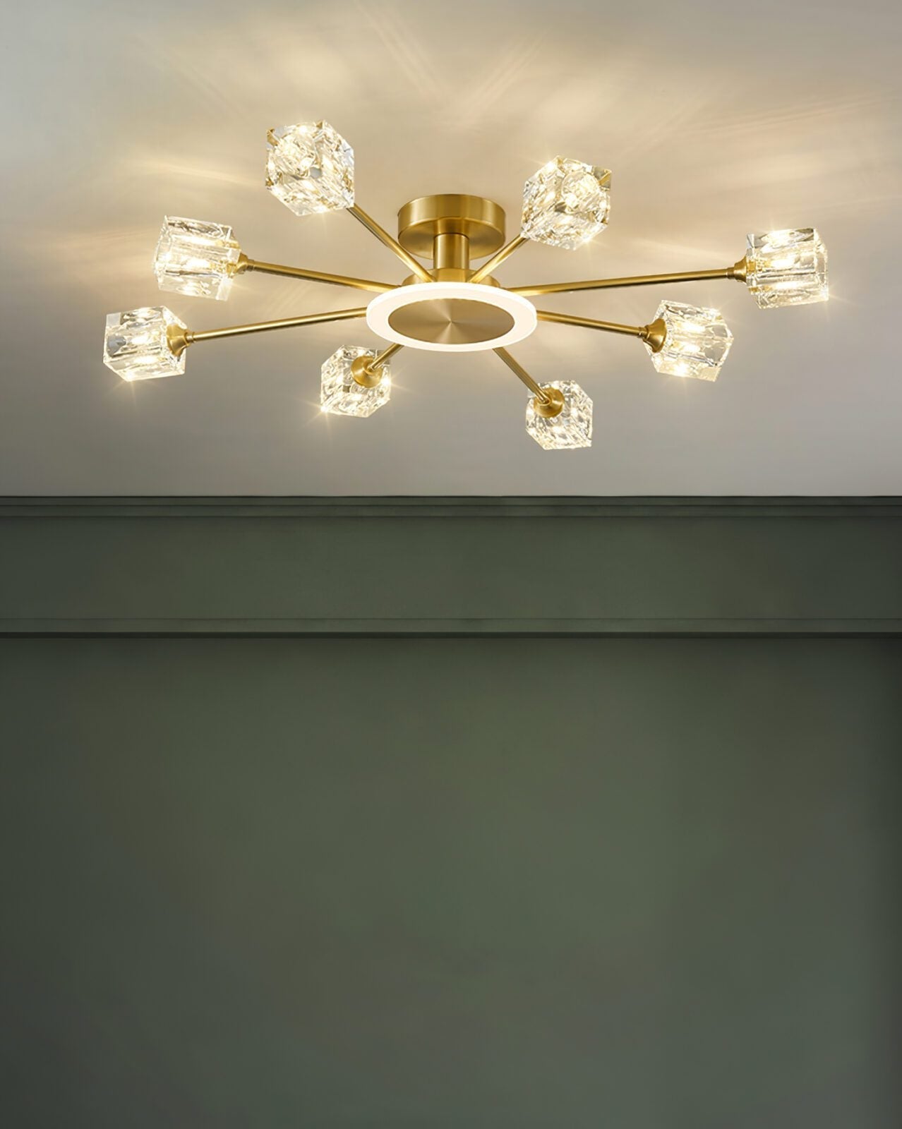 modern-rubik-cube-geometric-crystal-ceiling-light-brass-flush-mount-lighting