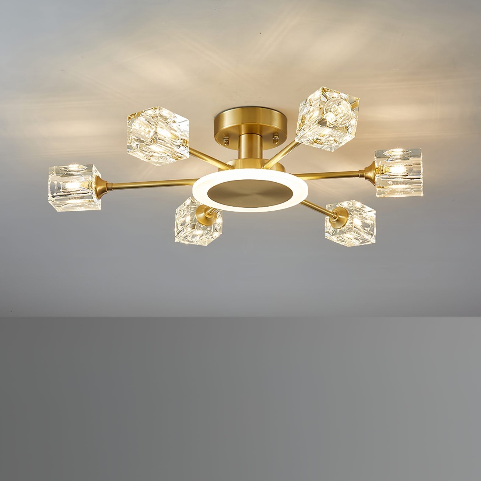 modern-rubik-cube-geometric-crystal-ceiling-light-brass-flush-mount-lighting