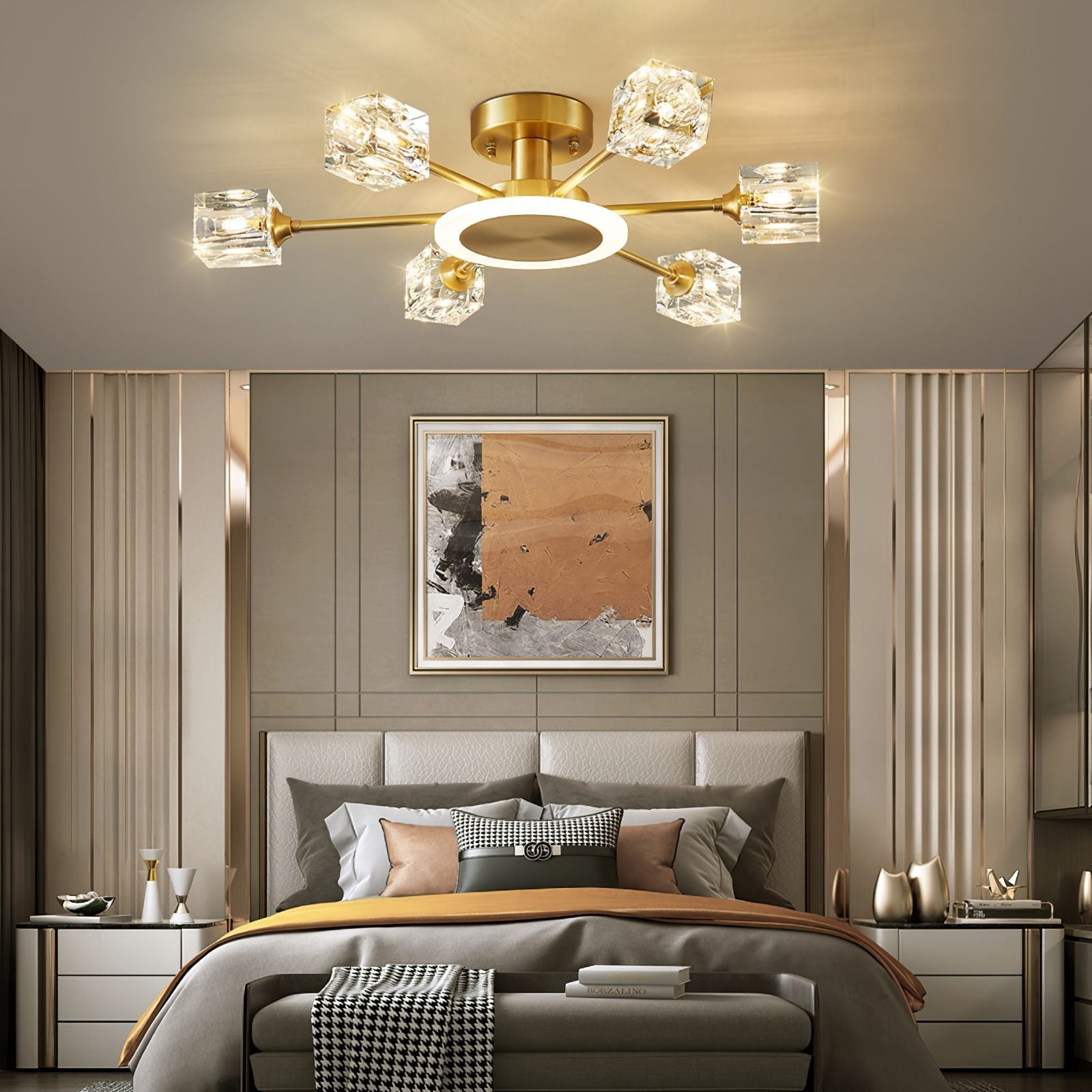 modern-rubik-cube-geometric-crystal-ceiling-light-brass-flush-mount-lighting