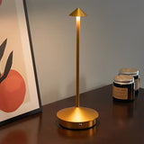 Portable Mushroom LED Cordless Table Lamp Rechargeable Bedside Light for Modern Living Room Decor