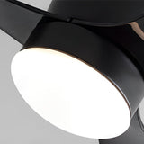 52 Inch Modern LED Ceiling Fan with Remote Control Dimmable 3 Blade Quiet Light Fixture