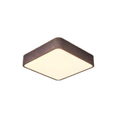 Nordic LED Flush Mount Ceiling Light with 3 Color Dimming for Modern Interiors