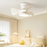 Modern 3 Blade LED Ceiling Fan with Remote Dimmable Light and Quiet Inverter Motor for Bedroom