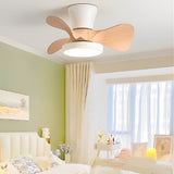 Modern 3 Blade LED Ceiling Fan with Remote Dimmable Light and Quiet Inverter Motor for Bedroom