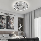 Modern LED Flush Mount Ceiling Light with 3 Step Dimming Anti Glare Square and Round Designs
