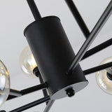12 Light Nordic Glass Sputnik Pendant LED Chandelier for Modern Living Room and Kitchen Island Lighting