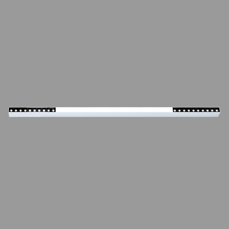 Modern Linear Magnetic Floating LED Ceiling Light with Minimalist Aluminum Design