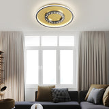 Modern LED Flush Mount Ceiling Light with 3 Step Dimming Anti Glare Square and Round Designs