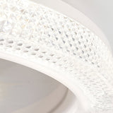 Modern Dimmable LED Ceiling Fan with 360 Degree Rotation and Remote Control for Bedroom