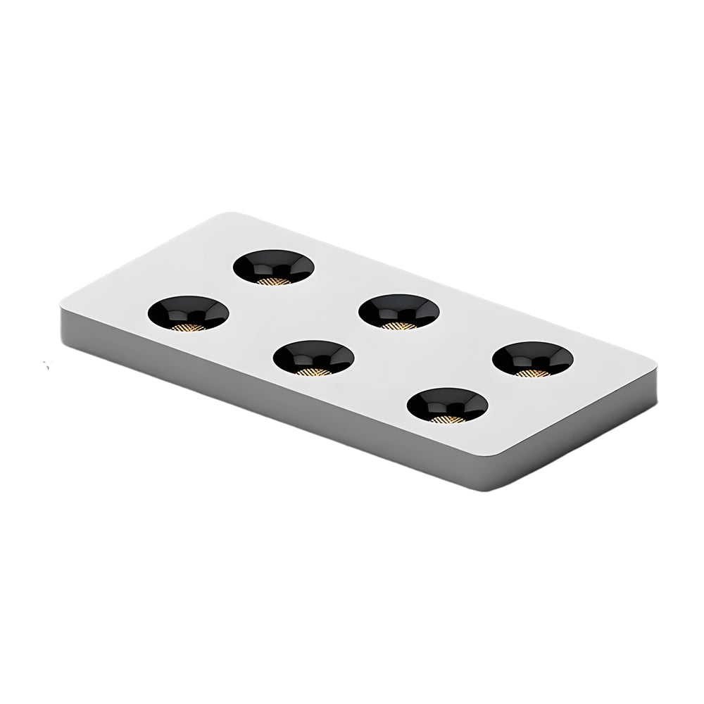Modern Geometric Ultra Thin LED Ceiling Light with Honeycomb Anti Glare Filter