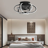 Creative Flower Shaped Bladeless Ceiling Fan with Dimmable LED Light and Remote Control