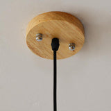 15 Inch Rustic Pineapple Ash Wood Pendant Light Handcrafted Wooden Hanging Lamp for Kitchen Island