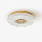 Ayla Round LED Flush Mount Ceiling Light Modern Low Profile Metal and Acrylic Fixture for Bedroom Hallway