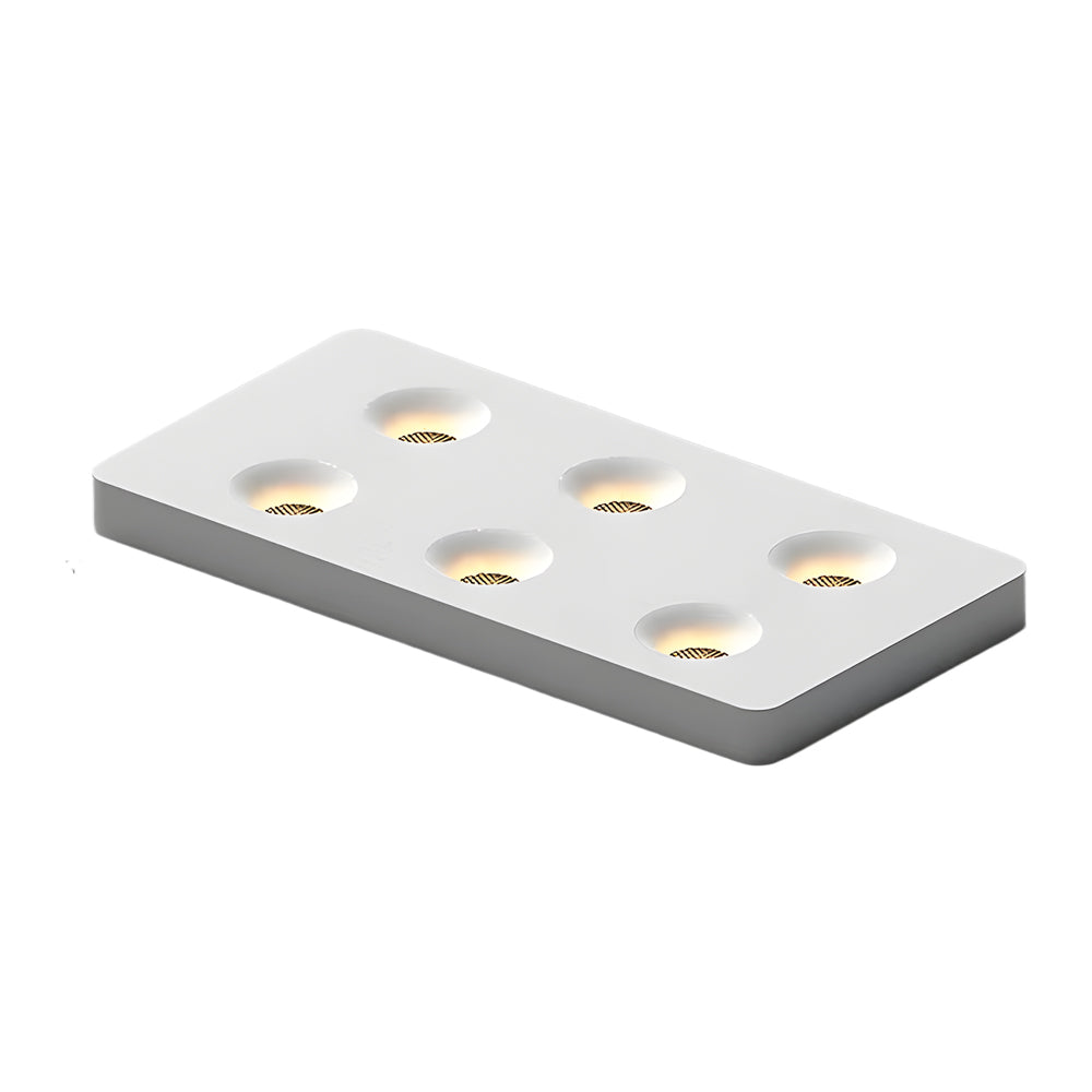 Modern Geometric Ultra Thin LED Ceiling Light with Honeycomb Anti Glare Filter