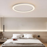 16 Inch Dimmable Round LED Flush Mount Ceiling Light Modern Simple Circle Lamp with Remote Control