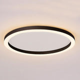 16 Inch Dimmable Round LED Flush Mount Ceiling Light Modern Simple Circle Lamp with Remote Control