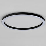 16 Inch Dimmable Round LED Flush Mount Ceiling Light Modern Simple Circle Lamp with Remote Control