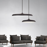 16 Inch Modern Round Metal LED Pendant Light Adjustable Hanging Island Lighting for Kitchen Dining Room