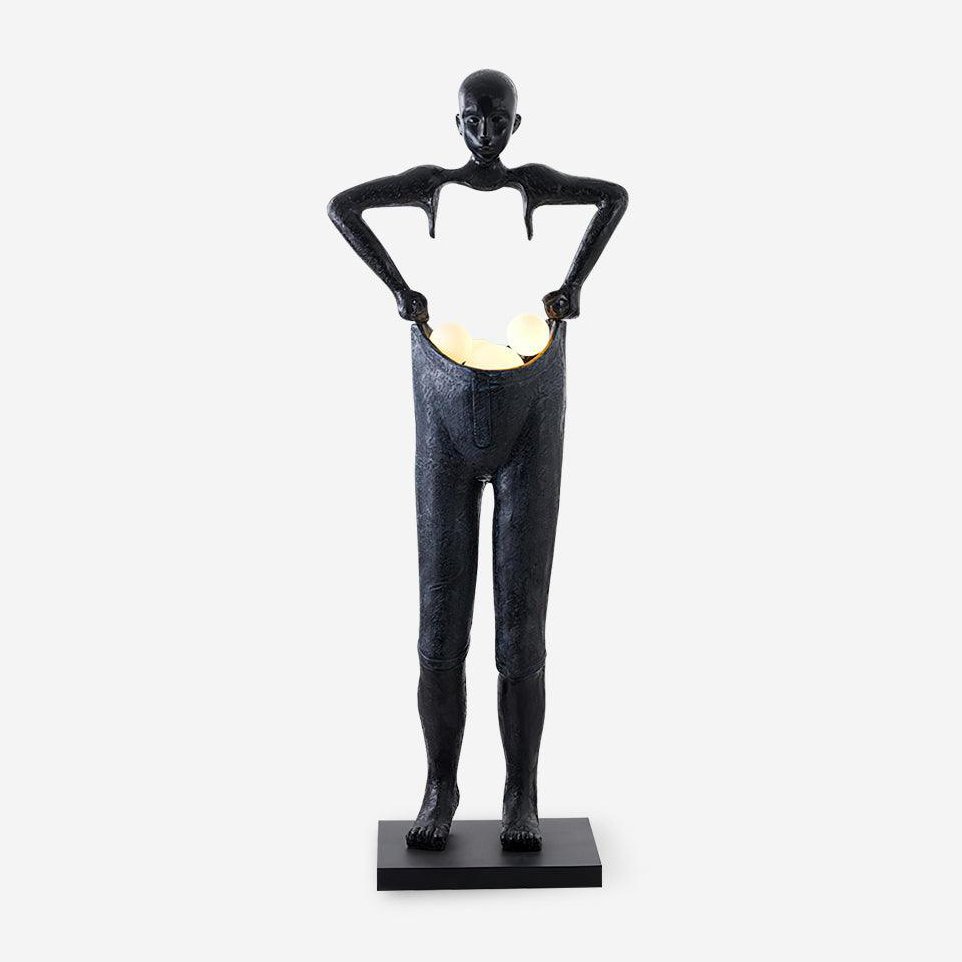 modern-figurine-artistic-floor-lamp-large-black-sculpture-light-with-glass-shade