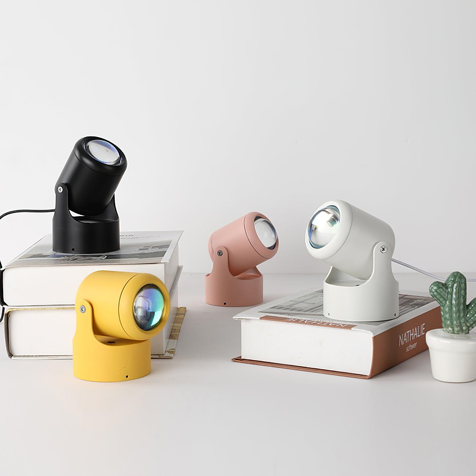 Modern Sunset Projection LED Night Light Table Lamp for Bedroom and Atmosphere