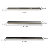 Modern Rounded Rectangular Flush Mount Ceiling Light with 3 Step Color Temperature