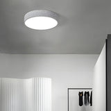 Nordic LED Flush Mount Ceiling Light with 3 Color Dimming for Modern Interiors