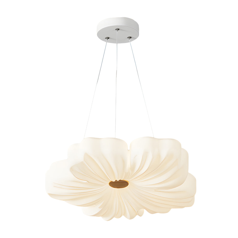 Modern White Acrylic Flower Shape LED Ceiling Lamp Flush Mount for Bedroom