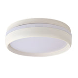 Modern Round LED Flush Mount Ceiling Light with Acrylic Shade for Bedroom Hallway and Living Room