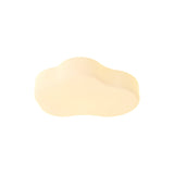 Modern Milky White Cloud Shape LED Ceiling Light with Three Step Color Dimming for Kids Bedroom