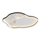 Modern Moon Texture LED Ceiling Light 3 Step Dimming Geometric Flush Mount Lamp
