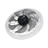 Modern 12.2 Inch Low Profile LED Ceiling Fan with 7 Blades and Remote Control