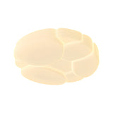 Modern Cloud Pattern Round LED Ceiling Light Milky White Flush Mount for Bedroom