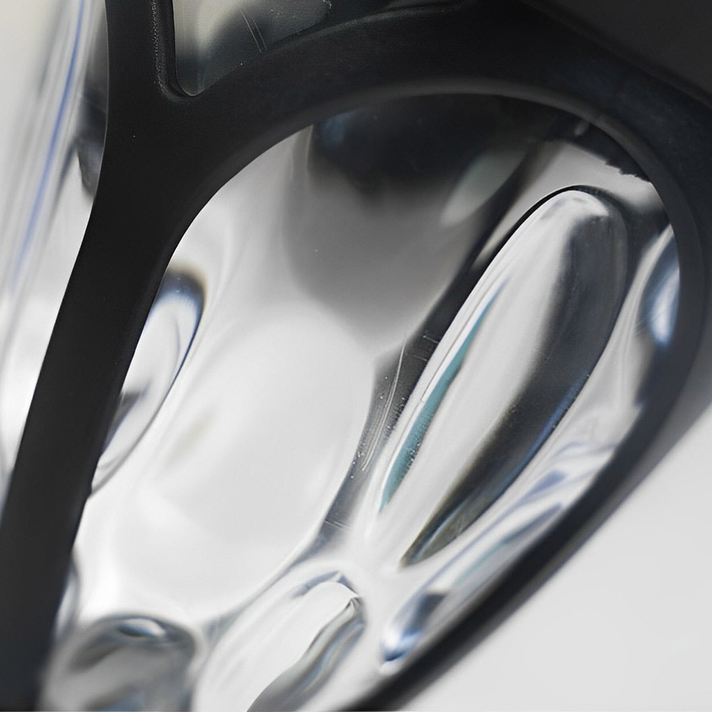 2 Pack Outdoor Solar Garden Pathway Lights Waterproof Glass LED Landscape Stake Lamps Black