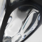 2 Pack Outdoor Solar Garden Pathway Lights Waterproof Glass LED Landscape Stake Lamps Black