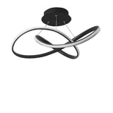 20 Inch Modern LED Ribbon Flush Mount Ceiling Light for Living Room Dimmable Lighting Fixture