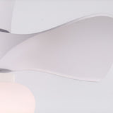 Nordic Style Macaron Color LED Ceiling Fan with Inverter Motor and Remote Control Dimming
