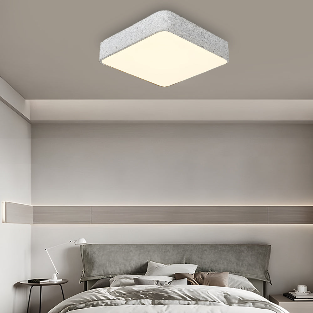 Nordic LED Flush Mount Ceiling Light with 3 Color Dimming for Modern Interiors