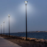 21 Inch Black Outdoor Post Top LED Lantern for Garden and Street Lighting