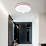Modern Ultra Thin Round LED Flush Mount Ceiling Light for Contemporary Bedroom and Living Room