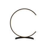 Modern Nordic 3/4 Circle LED Table Lamp with Touch Control Three Color Modes